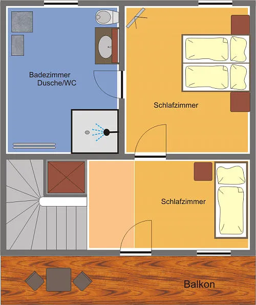 Grundriss Obergeschoss